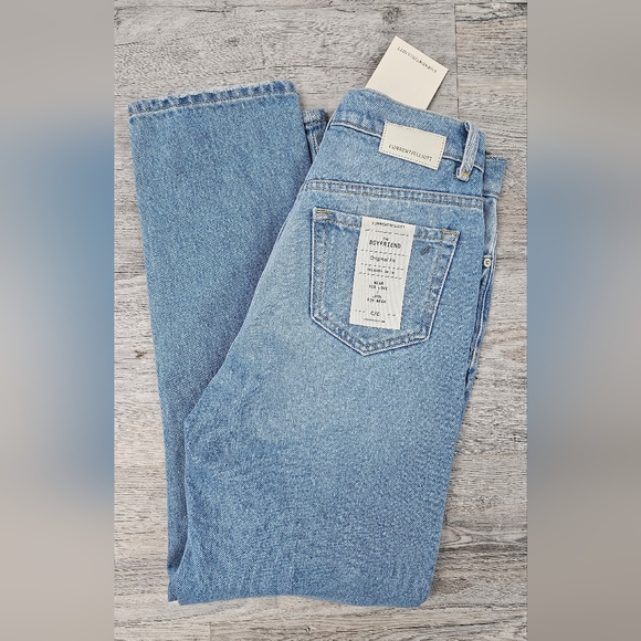 Current/Elliot "The Boyfriend" Distressed Jeans Size 23 NWT  A0120 - Picture 3 of 13